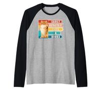 Facilmente distratto da Cats And Books Book Lover Maglia con Maniche Raglan
