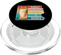 Facilmente distratto da Cats and Books Book Lover PopSockets PopGrip per MagSafe