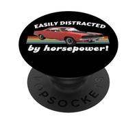 Facilmente distratto da cavalli, amanti delle muscle car americane PopSockets PopGrip Adesivo