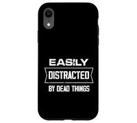 Facilmente distratto da cose morte animali morti tassidermista Custodia per iPhone XR