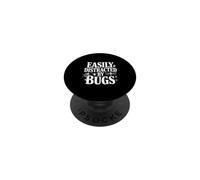 Facilmente distratto da insetti divertente amante degli insetti PopSockets PopGrip Adesivo