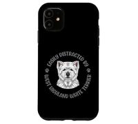 Facilmente distratto da My West Highland White Terrier Custodia per iPhone 11