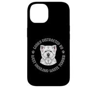 Facilmente distratto da My West Highland White Terrier Custodia per iPhone 14