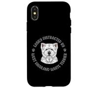 Facilmente distratto da My West Highland White Terrier Custodia per iPhone X/XS