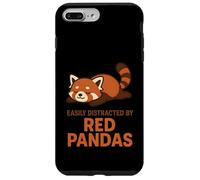 Facilmente distratto da Red Pandas Custodia per iPhone 7 Plus/8 Plus