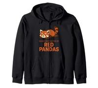 Facilmente distratto da Red Pandas Felpa con Cappuccio