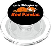 Facilmente distratto da Red Pandas PopSockets PopGrip per MagSafe