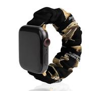 Facilmente distratto da trichechi carino tricheco scrunchie cinturino morbido elastico di ricambio compatibile con Apple Watch, 42mm/44mm, Acciaio inossidabile, Nessuna pietra preziosa