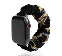 Facilmente distratto da trichechi carino tricheco scrunchie cinturino morbido elastico di ricambio compatibile con Apple Watch, 42mm/44mm, Acciaio inossidabile, Nessuna pietra preziosa