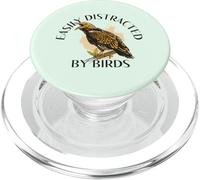 FACILMENTE DISTRATTO DA UCCELLI Bird Watcher Hill Myna Beo Meme PopSockets PopGrip per MagSafe