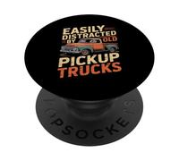Facilmente distratto da vecchi camioncini Vintage Classic PopSockets PopGrip Adesivo