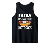 Facilmente distratto dagli amanti degli hot dog hot dog Canotta