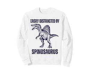 Facilmente distratto dai Bambini dei Dinosauri ruggenti retrò di Spinosaurus Felpa