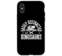 Facilmente distratto dai dinosauri Paleontologia Paleontologo Custodia per iPhone X/XS