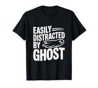 Facilmente distratto dai Fantasmi Divertente Umorismo di Halloween Maglietta