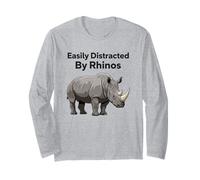 Facilmente distratto dai rinoceronti Maglia a Manica