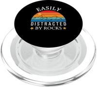 Facilmente distratto dalle rocce Umorismo divertente Geologia Rock Hunter PopSockets PopGrip per MagSafe