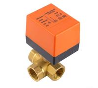 Facilmente integrato AC220V elettrovalvola a solenoide elettrica d'ottone a 3 vie per le soluzioni di HVAC (DN20)