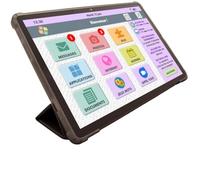 FACILOTAB - Tablet Senior - Semplice e intuitivo, ideale per Anziani - Schermo tattile molto grande adatto - Fotocamera anteriore e posteriore