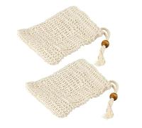 FACKELMANN 2, 61142 - Sacchi per Sapone, 14 x 9 x 1 cm, Colore: Naturale