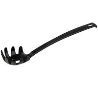 FACKELMANN 23745 - Cucchiaio da spaghetti da 30 cm, in plastica, cucchiaio per pasta per padelle e pentole rivestite (colore: Nero), quantità: 1 pezzo