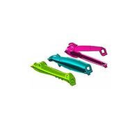 Fackelmann 27018 Tropicale Clip Chiusura Set PP Corallo/Blu/Verde 10 cm