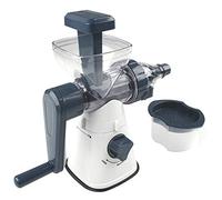 Fackelmann 27912 Estrattore Manuale, 30 x 13 x 26 cm, Ideale per preparare estratti di Frutta e Verdura, Linea EasyPrepare, (Colore, Plastica, Bianco, Blu E Trasparente