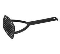 FACKELMANN 40235 Schiacciapatate Nero, gadget da cucina in plastica, pressa per patate per pentole e padelle rivestite (colore: nero), quantità: 1 pezzo