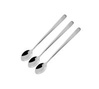 Fackelmann 41421 - Set di 3 cucchiai con manico lungo, 19 cm