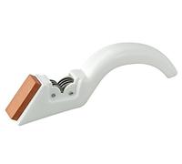 Fackelmann 42166.0 Affila Coltelli e Forbici, Acciaio, Bianco, 22.6x11.7x2.5 cm