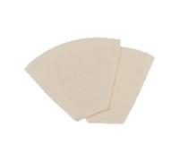 Fackelmann 42228 - Filtri da caffè riutilizzabili, filtri da caffè ecologici in cotone, filtro lavabile, beige, cotone, 16,7 x 12 x 5,5 cm