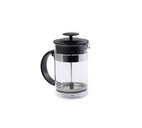 Fackelmann 42247 Caffettiera Italiana a pistone, caffettiera, caffettiera Italiana 0,8 l, Macchina per caffè a stantuffo, Plastica, Vetro, Acciaio Inossidabile, Trasparente, 18 x 16 cm