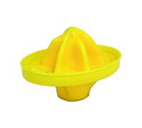 Fackelmann 42630 Spremiagrumi da bicchiere, spremi agrumi manuale, spemilimoni manuale, spremi limoni arance pompelmo lime, in plastica antiscivolo, giallo