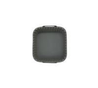 Fackelmann 42689 Cestello Silicone, Stampo per friggitrice ad aria calda, Stampo per friggitrice senza olio, Grigio, 17x17x6.5 cm