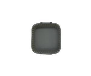 Fackelmann 42689 Cestello Silicone, Stampo per friggitrice ad aria calda, Stampo per friggitrice senza olio, Grigio, 17x17x6.5 cm