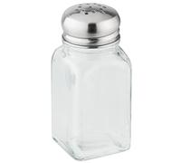 Fackelmann 46874.0 Dispenser per Condire, Vetro, Trasparente, 9.5x4x4 cm