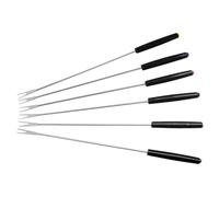 Fackelmann 48491 - Forchette da Fondue in Acciao Inossidabile, 27 cm, pacco da 6