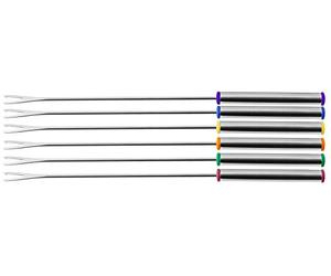 Fackelmann 48493 6 - Forchettine da fonduta, in Acciaio Inox, 24 cm