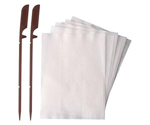 Fackelmann 49169 40 Sacchetti Filtri tè, Cartone, Bianco, 12,2 x 17 x 1 cm