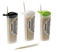 FACKELMANN 55 stuzzicadenti to Go - Stuzzicadenti in Legno, 68 mm, con Scatola