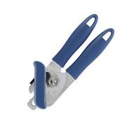 Fackelmann 670444 Apriscatole, apriscatole, Plastica, Cromo, Blu, 18,6 x 5,4 x 5,5 cm