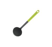 Fackelmann 687054 Mestolo da cucina, Mestolo per zuppa, Bioplastica, Verde, Grigio, 8,5x33cm