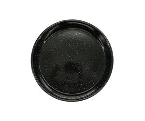 Fackelmann 687447 - Stampo per dolci, stampo rotondo, in acciaio, smaltato, nero, 26 cm x 4,5 cm