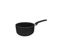 Fackelmann 688140 casseruola tutti i fuochi 18 cm, casseruola antiaderente, casseruola rivestita in ceramica, casseruola senza PFAS, pentola a induzione, Alluminio, Nero, Verde, 18 cm