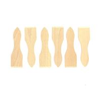 Fackelmann 8641650 - Set di 6 spatole per raclette in legno, colore: Marrone
