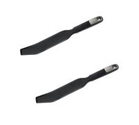 Fackelmann 9311150 Spatola extra lunga in silicone, spatola per raschiare, spatola lunga per robot da cucina, raschietto, silicone, plastica, nero, 33 cm