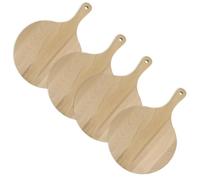 Fackelmann 9925050 - Set di 4 taglieri rotondi, taglieri, legno, tagliere, 4 taglieri rotondi, legno, 30 cm