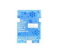 Fackelmann adsorbeur di odori per Frigorifero, Carbone Attivo, Blu, 11,5 x 8 x 2 cm