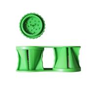 Fackelmann 44115 Affetta Spaghetti di Verdura e spirali, 2in1, Multiply, Verde, NC