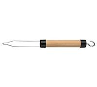Fackelmann Aiuto Infila Pulsante, Legno, Marrone, 22,7 x 7,9 x 1,8 cm